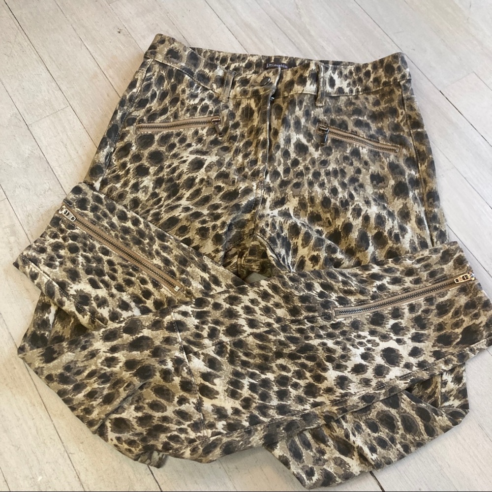 J.McLaughlin Leopard Baxter Jeans - Picture 2 of 6
